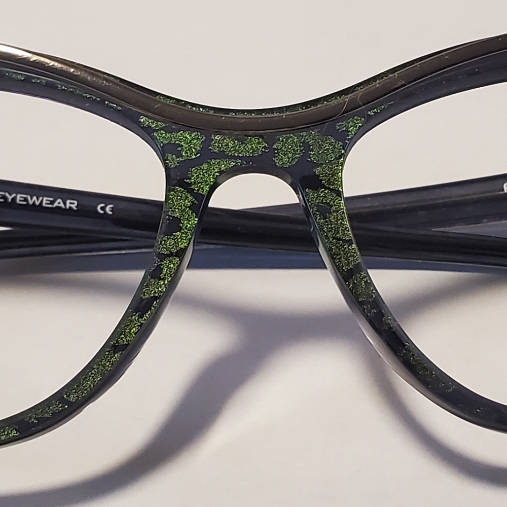 Fysh Eyeglasses cat eye green - Picture 3 of 9